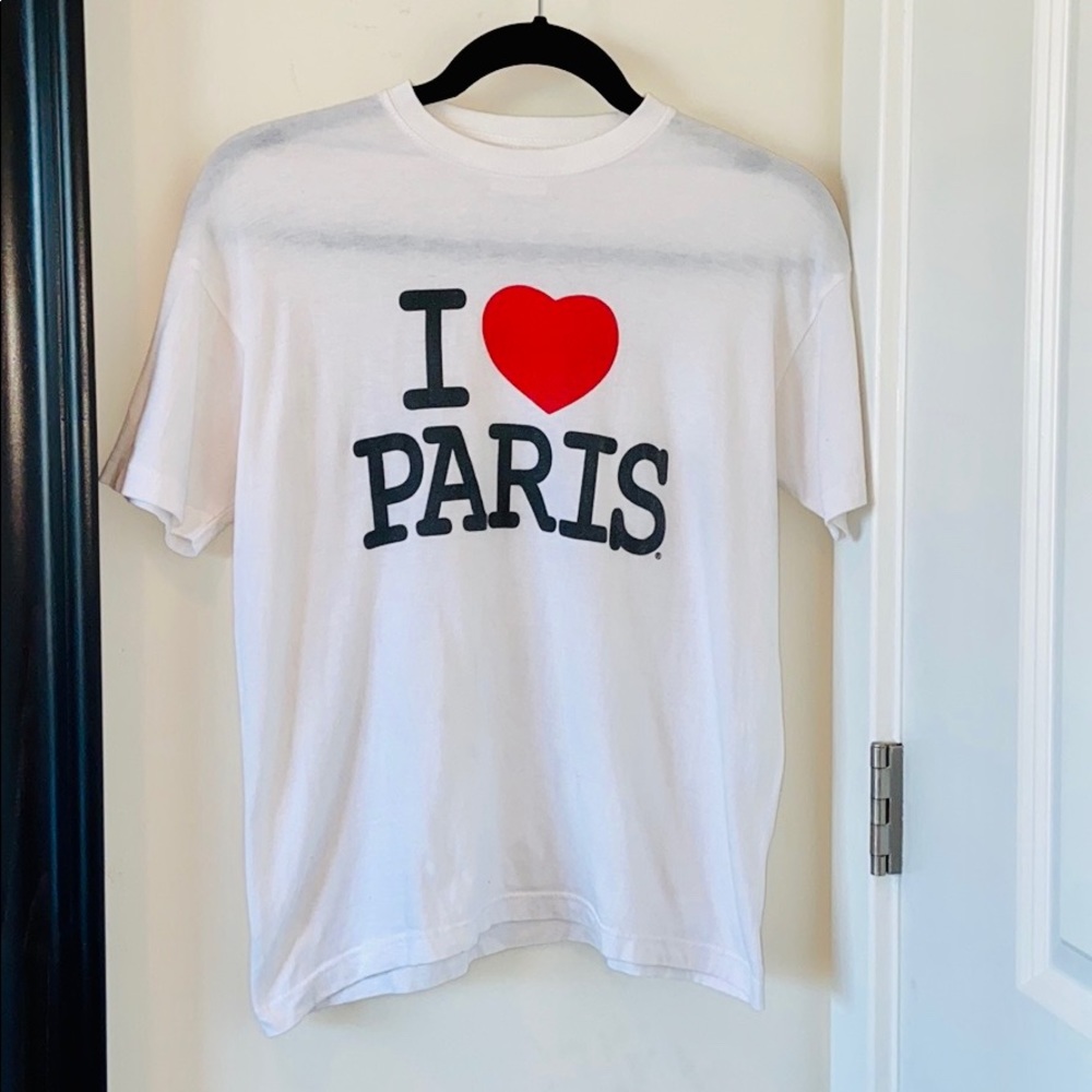 I ❤️ Paris White T-shirt | Size: XS